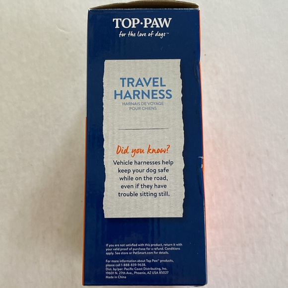 Top Paw Travel Harness for Dogs 60- 120 Lbs. Size XL NWOT - Picture 2 of 4